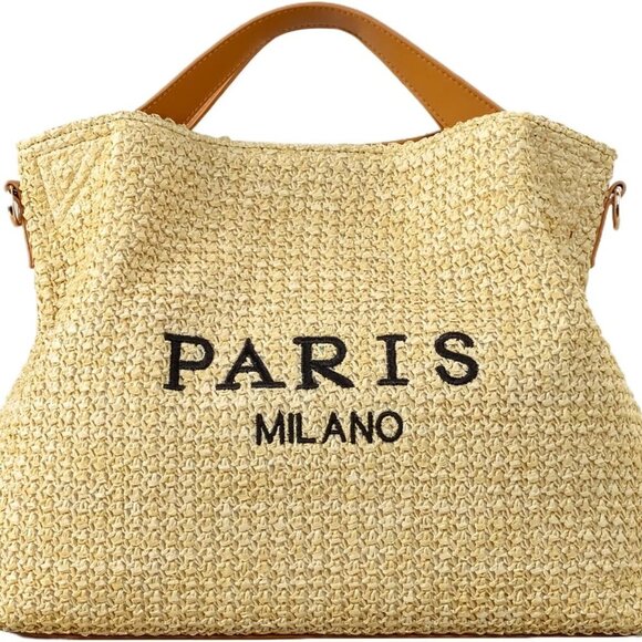 Handbags - Stylish Eco-Friendly Quilted Tote for Summer – Crossbody & Handheld Options